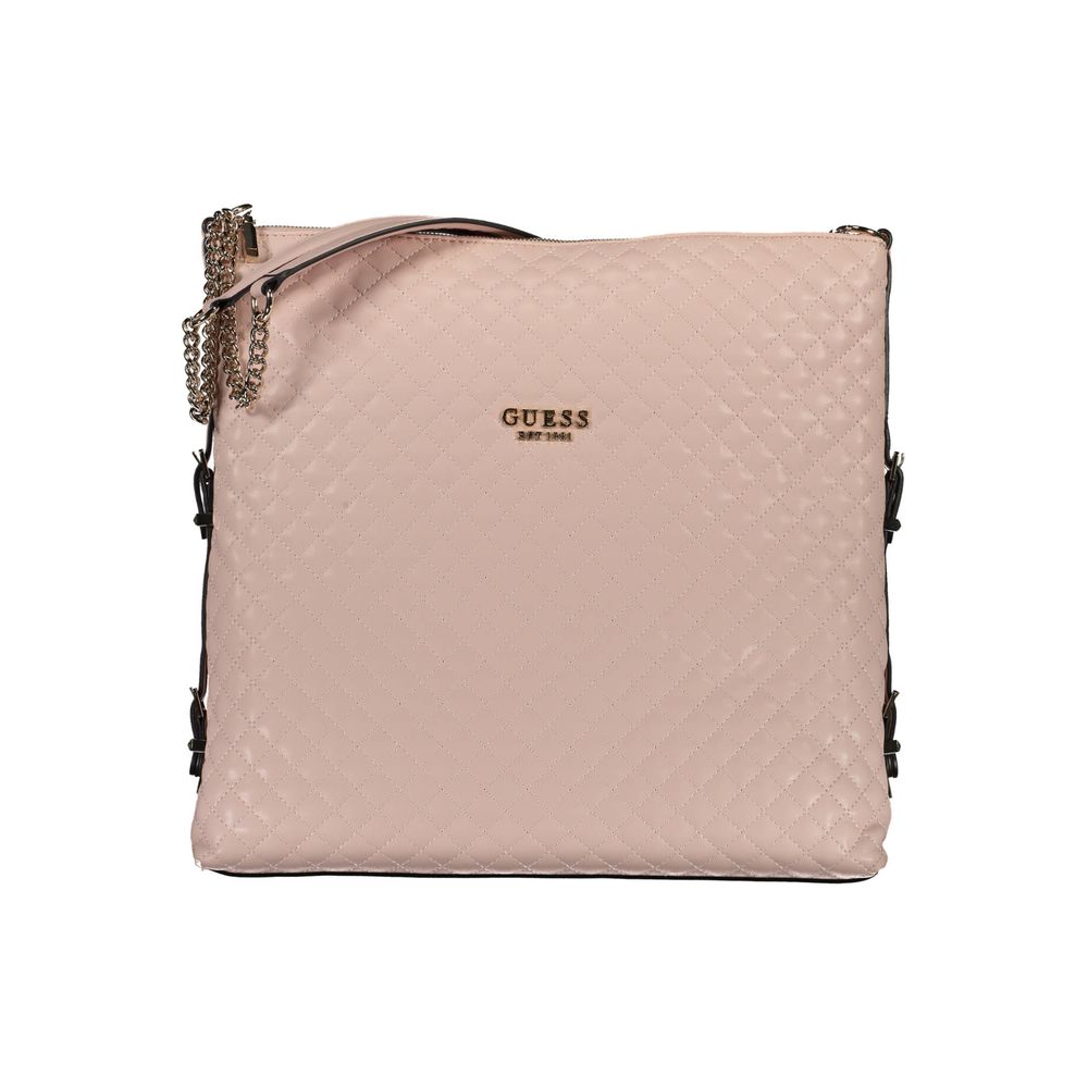 Guess Jeans Rosa Polyethylen Frauen Handtasche